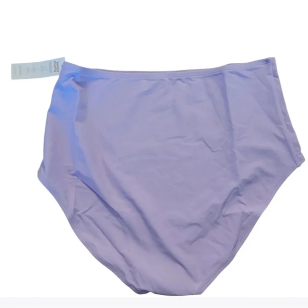 Honey Mark Deep Lavender High-Waisted Full Coverage Bakini Bottoms Sz. 4X NWT